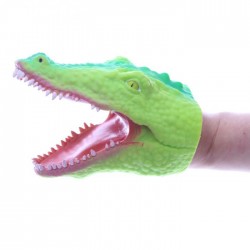 Marionnette à Mains Crocodile Vert