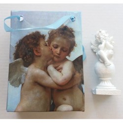 Mini Figurine Ange avec petit sac cadeau