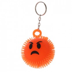 Porte-Clés Anti-Stress Lumineux Smiley Emoti Colère