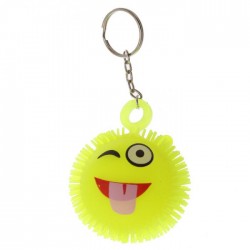 Porte-Clés Anti-Stress Lumineux Smiley Emoti Clin d'oeil