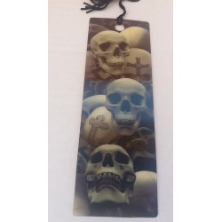 Marque Page 3D  Tête de Mort