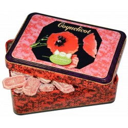 Bonbons Coquelicot Boîte Fer