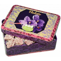 Bonbons Violette Boîte Fer
