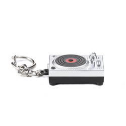 Porte-Clés Lumineux et Sonore Disque Platine