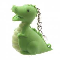 Porte-Clés Lumineux et Sonore Dinosaure