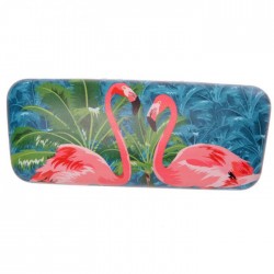 Etui à Lunettes  - Flamants Roses Tropicaux