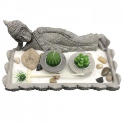 Jardin Zen Bouddha Allongé Thaï - Forme Rectangulaire