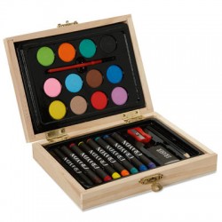 Mini Valisette de Coloriage en Bois