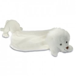 Doudou Peluche Lion Blanc