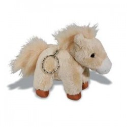 Porte-Clés Peluche Cheval Blanc