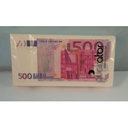 Paquet de Mouchoirs "Billets de 500 Euros"