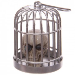 Tête de Mort Crâne en Cage (Souris Oeil)