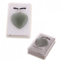 Pendentif Coeur Pierre Aventurine