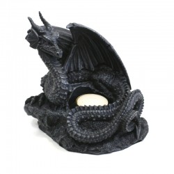 Bougeoir Dragon Ailes Ouvertes 