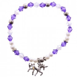 Bracelet Licorne Bleue
