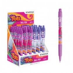 Stylo à Bille Poppy "Trolls" Violet