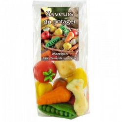 Pâte d'Amande Forme Légumes