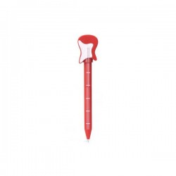 Stylo Lumineux et Sonore Guitare Rouge 