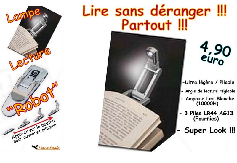 Lampe Lecture Robot